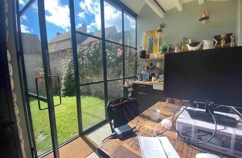 Vaudancourt House | Charming stone house in the heart of the Vexin, enclosed garden and view of the bell tower
