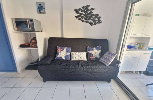 Marseillan Plage Apartment | Charming Studio Cabin with Loggia, Parking & Pool in Marseillan - Sleeps 4