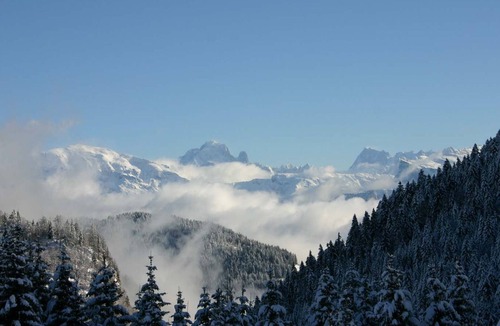 Le Praz de Lys Apartment | Charming studio in village center, easy slope access