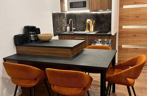 Mont-de-Lans Apartment | Charming Studio at the Foot of Jandri with Mountain View and Balcony