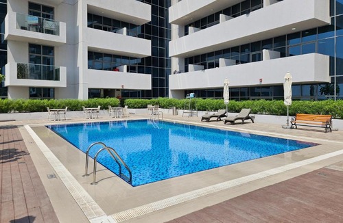 Jebel Ali Apartment | Charming Studio in Azizi Aura with City View