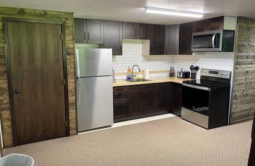 Warroad Apartment | Charming studio, lower lever of the Northstar Getaway in peaceful Warroad