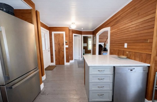 Sebascodegan Island House | Charming summer cottage with all the comforts of home. Fabulous covered porch overlooking Card Cove!