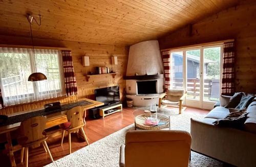 Graechen Ski Chalet | Charming Swiss chalet with stunning mountain views.