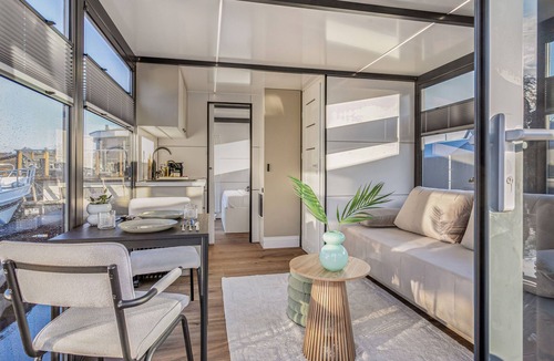 Municipality of Wijdemeren Boat Rental | Charming Tiny Houseboat Escape Near Amsterdam by Weltevreden Experience