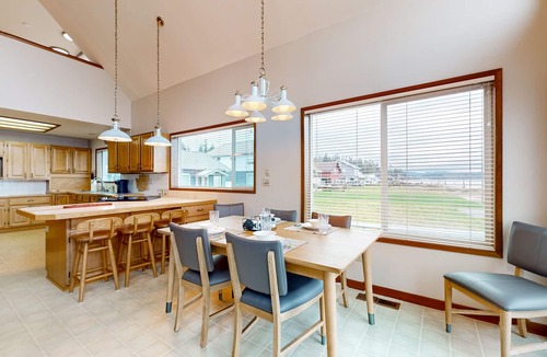 Bow Apartment | Charming waterfront cabin with expansive decks, and direct beach access