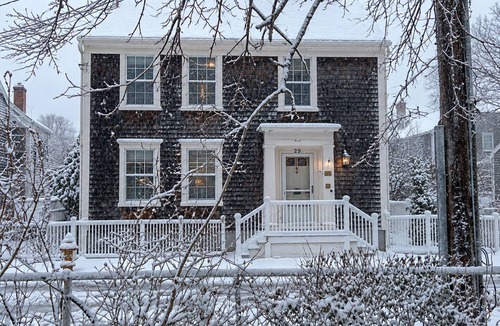 Nantucket Town House | Charming White Unit - King Bed and Private Bath