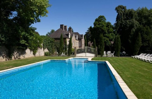 Hambye House | Château next to village Of Hambye, hot tub , outdoors and indoors private pools