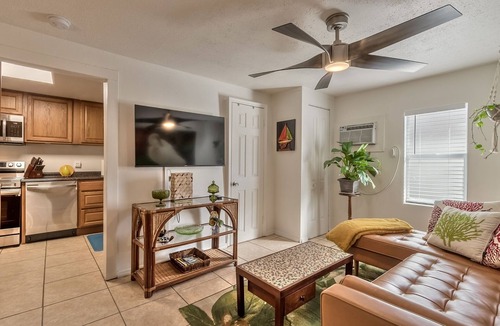 New Smyrna Beach House | Cheerful, Classic Florida Bungalow in New Smyrna Beach