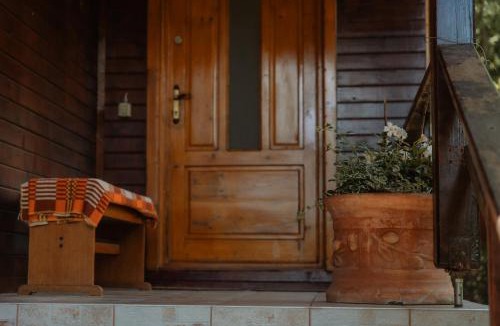 Auseu House | Cheerful Forest Cabin with Hot Tub!