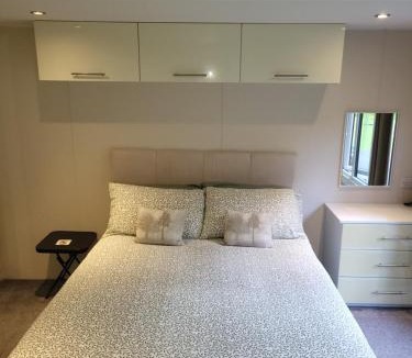 Denstone House | Cherry Tree Lodge with Hot Tub near Alton Towers