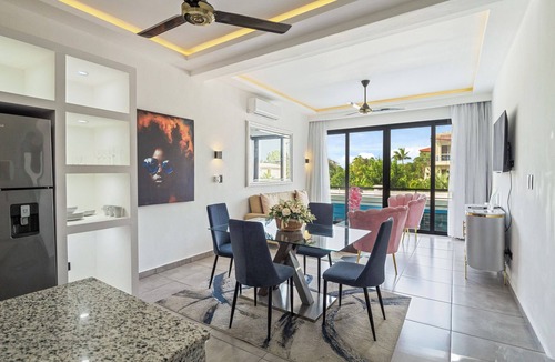 El Batey Apartment | Chic 1-bedroom apartment with AC and fitness room in vibrant Sosúa