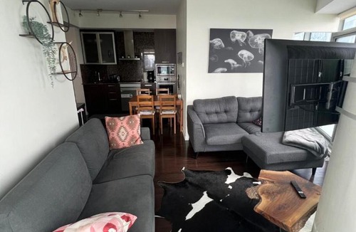 Toronto Entertainment District Apartment | Chic 2 Bedroom 2 Bathroom Panoramic CN Tower Views Condo With Free Parking