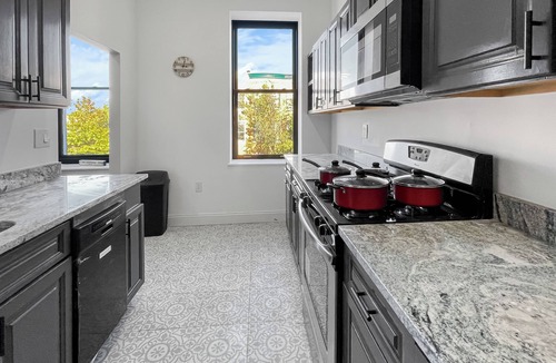 Downtown Baltimore Apartment | Chic 2nd Floor One Bedroom in Marble Hill with Modern Touches & Prime Location