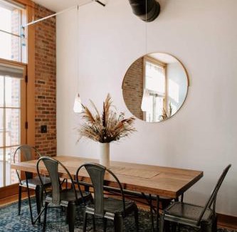Sheridan House | Chic 3BR Industrial Loft Main St w Garage