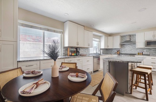 Northeast Heights House | Chic 5BR Boho Retreat w/ Games & Outdoor Movies!