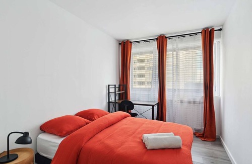 Colombes Apartment | Chic and spacious apart with parking