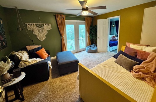 Taylors Falls House | Chic Boho-Luxe Getaway Near the St. Croix River - Near Trollhaugen & Wild Mt.