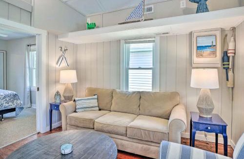 Colonial Beach House | Chic Cottage w/Private Yard: Steps to Beach!