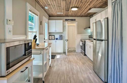 Colonial Beach House | Chic Cottage w/Private Yard: Steps to Beach!