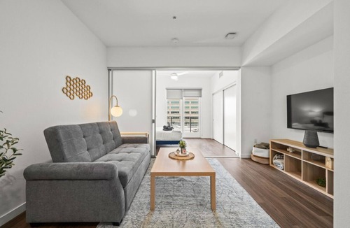 West Gateway Apartment | Chic Downtown Stay + Walk to Beach