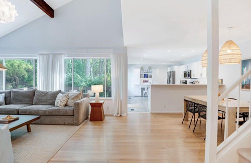 Northwest Harbor House | Chic East Hampton Hideaway with Deck, Community Pool & Tennis