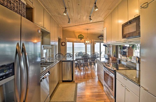 Flagler Beach House | Chic Home: Ocean Views, Hot Tub & Game Room!