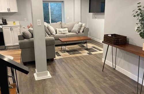 West Lafayette Apartment | Chic Modern Stay: The Perfect Boiler Up Stay!