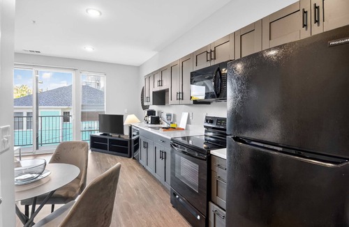 Bloomington Apartment | Chic Modern Studio Close to Campus & Shops