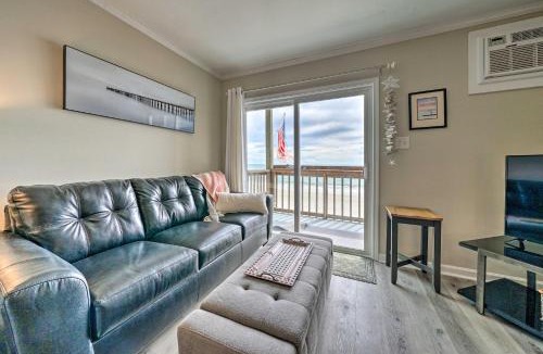 Sneads Ferry House | Chic Oceanfront North Topsail Beach Condo w/Deck