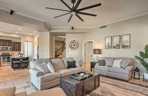 Maricopa County House | Chic Phoenix Abode w/ Pool, Patio & Putting Green