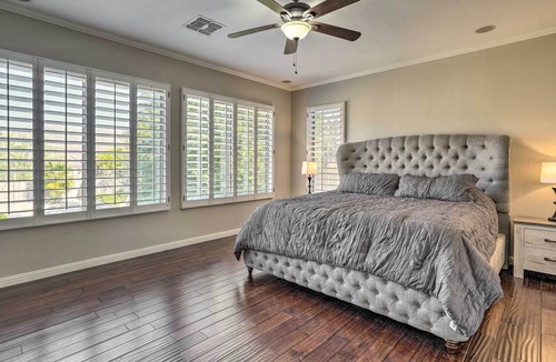 Maricopa County House | Chic Phoenix Abode w/ Pool, Patio & Putting Green