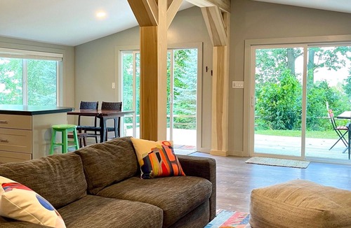 Port Ewen Cabin | Chic, Private Cabin with Stunning Hudson River Views