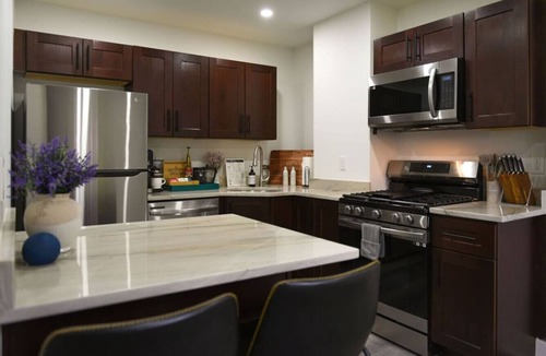 Lower Lawrenceville House | Chic Stay: King Bed, Pet-Friendly, Prime Location