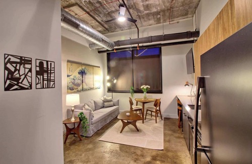 Midtown Apartment | Chic Ultramodern Minimalist Loft Suite + Patio