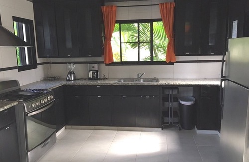 Urbanizacion Tavarez Villa | Chica-friendly 4BD villa with pool/tennis/basket/soccer, near clubs and beach