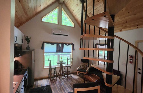 Mancelona Cabin | Chipmunk Cabin - a cozy, intimate cabin in the woods of northwest Michigan