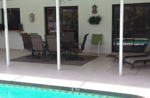 Venice House | Circle Drive Venice Island Pool Home a Short Walk To Your Own Private Beach!