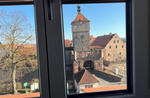 Wolframs-Eschenbach Apartment | City Side Suite Loft with LED fireplace