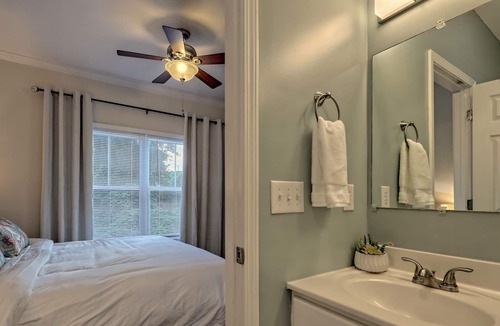 Clarkesville House | Clarkesville Hideaway- in-town yet private