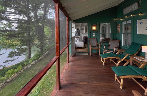 Harpswell Center Cottage | Classic oceanfront cottage and cabin on stunning 8 acres with sunset water views