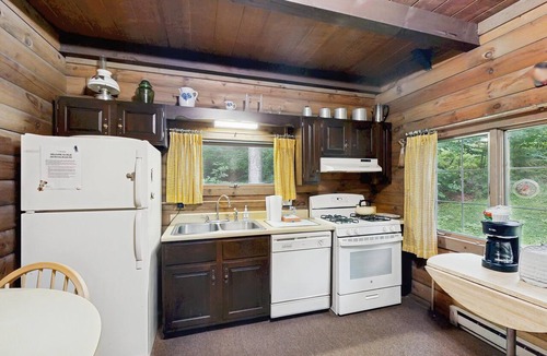 Wilmington Cabin | Classic Vermont cabin with forest views, pools, hot tub & gym