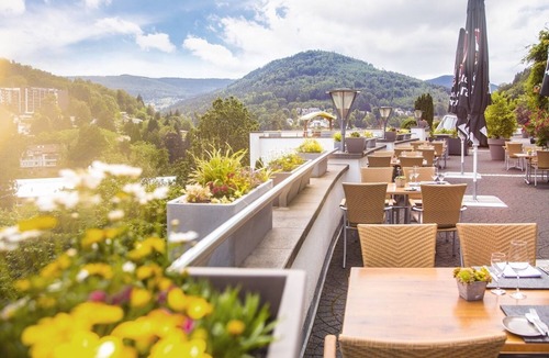Bad Herrenalb Apartment | Classic Waldblick Zimmer mit Spa Tasche, WLAN und Balkon oder Sonnenterrasse