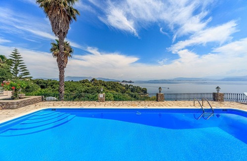 Corfu Town Villa | Classy Villa Aphrodite with Pool, Sea & Castle Views - 5 min drive from Center
