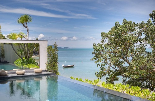Plai Laem Villa | Clay Beach Beachfront Villa 2 - Courtyard 3 Bedrooms