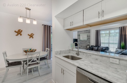 Clearwater Condo | Clearwater Beach, Florida, modern fully renovated 2nd floor condo, heated pool