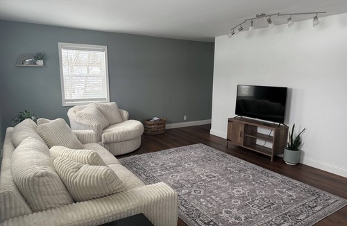 South Range Apartment | Close to trail 2-bedroom unit in South Range for your next getaway.