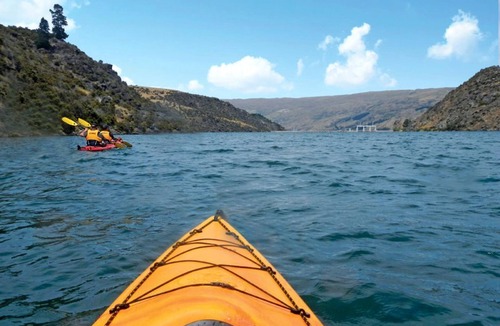 Lake Roxburgh Village Cabin | Clutha River Getaway for Two in Otago on New Zealand's South Island