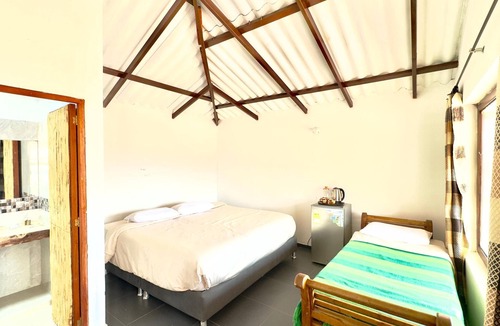 Villa de Leyva Cabin | Eco park Xie - Couple room with access to private natural lake