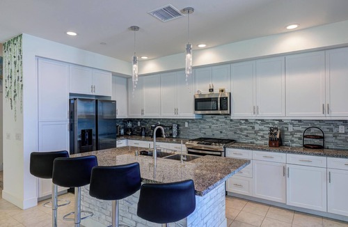 Terra Lago Villa | Coachella Valley Lakeside Villa w/Amazing Views, Infinity Pool, & Game Room